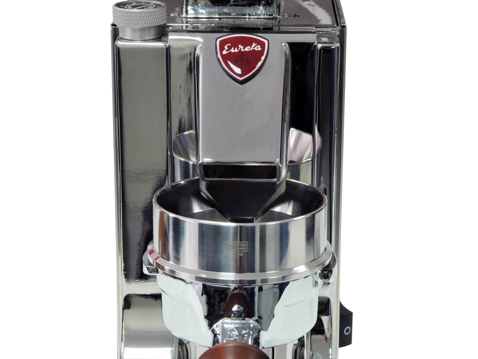 para molinillo de café Eureka Mignon de acero inoxidable dosificador embudo para 58 mm plata 58 mm Embudo de precisiónBarista Cono Eureka de Scarlet Espresso filtro de porta